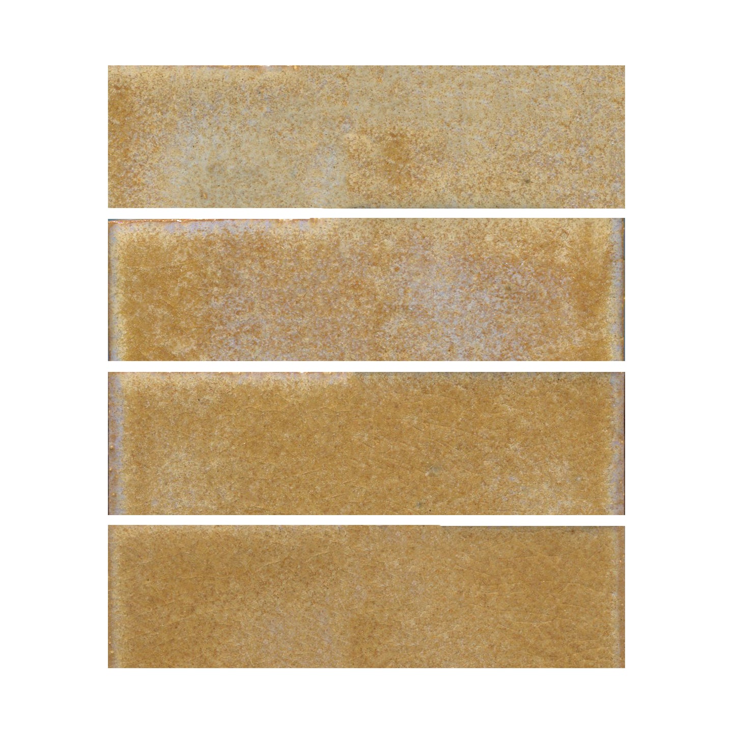 Coffee Cake glaze with iron spots a golden yellow color